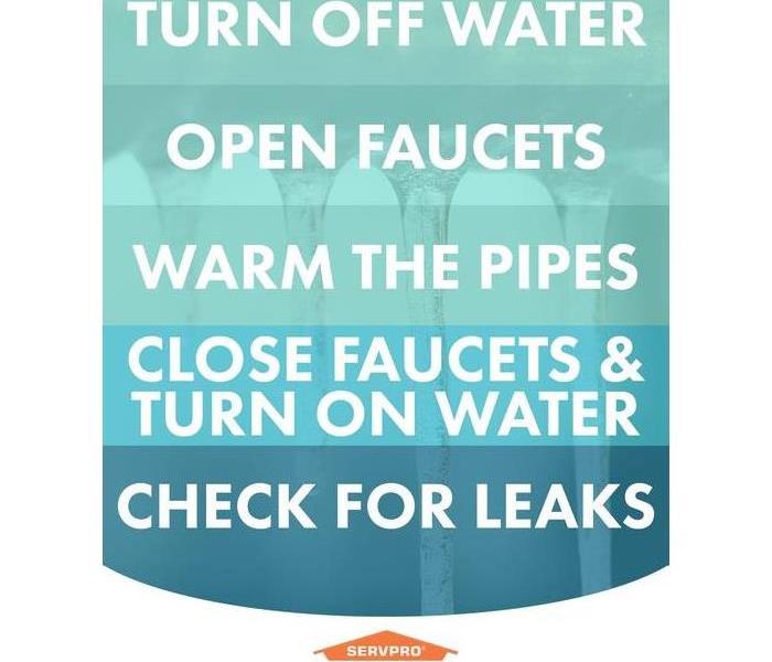 5 steps to thaw frozen pipes