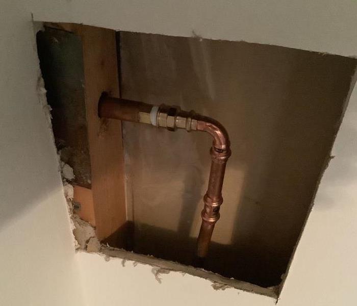 Pipe caused water damage throughout home in Manchester, NJ